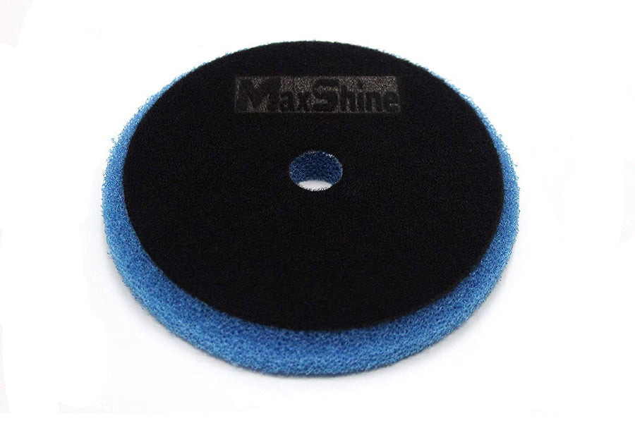 6" Maxshine Universal Blue Heavy Cutting Foam Pad – Professional Detailing Pad for Cutting, Polishing & Finishing – Bendable, Washable & Reusable – Hook & Loop Backing
