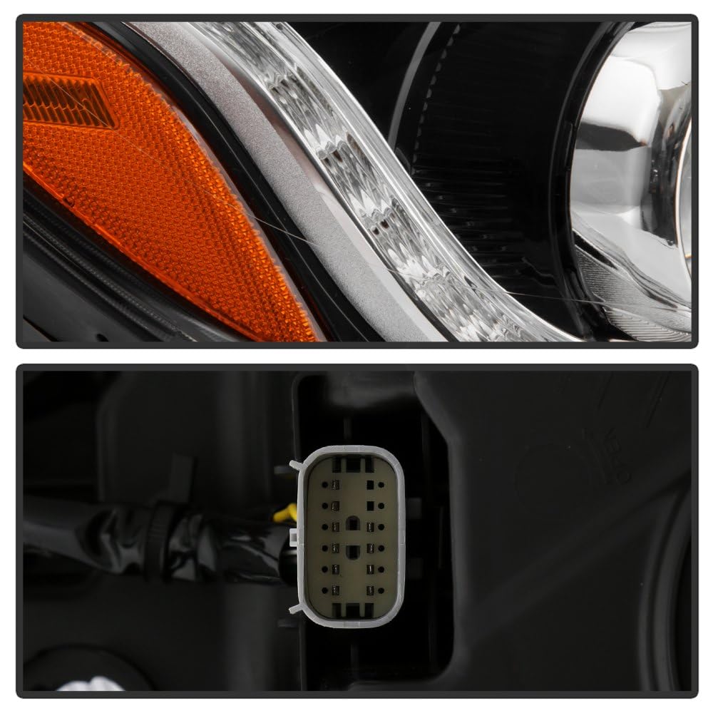 Chevy Trax 17-20 Spyder (POE) Crystal Passenger Side w/LED DRL Projector Headlight - Low Beam-HB3(Not Included) ; High Beam-HB3(Not Included) ; Signal-WY2W(Included) - OE Right