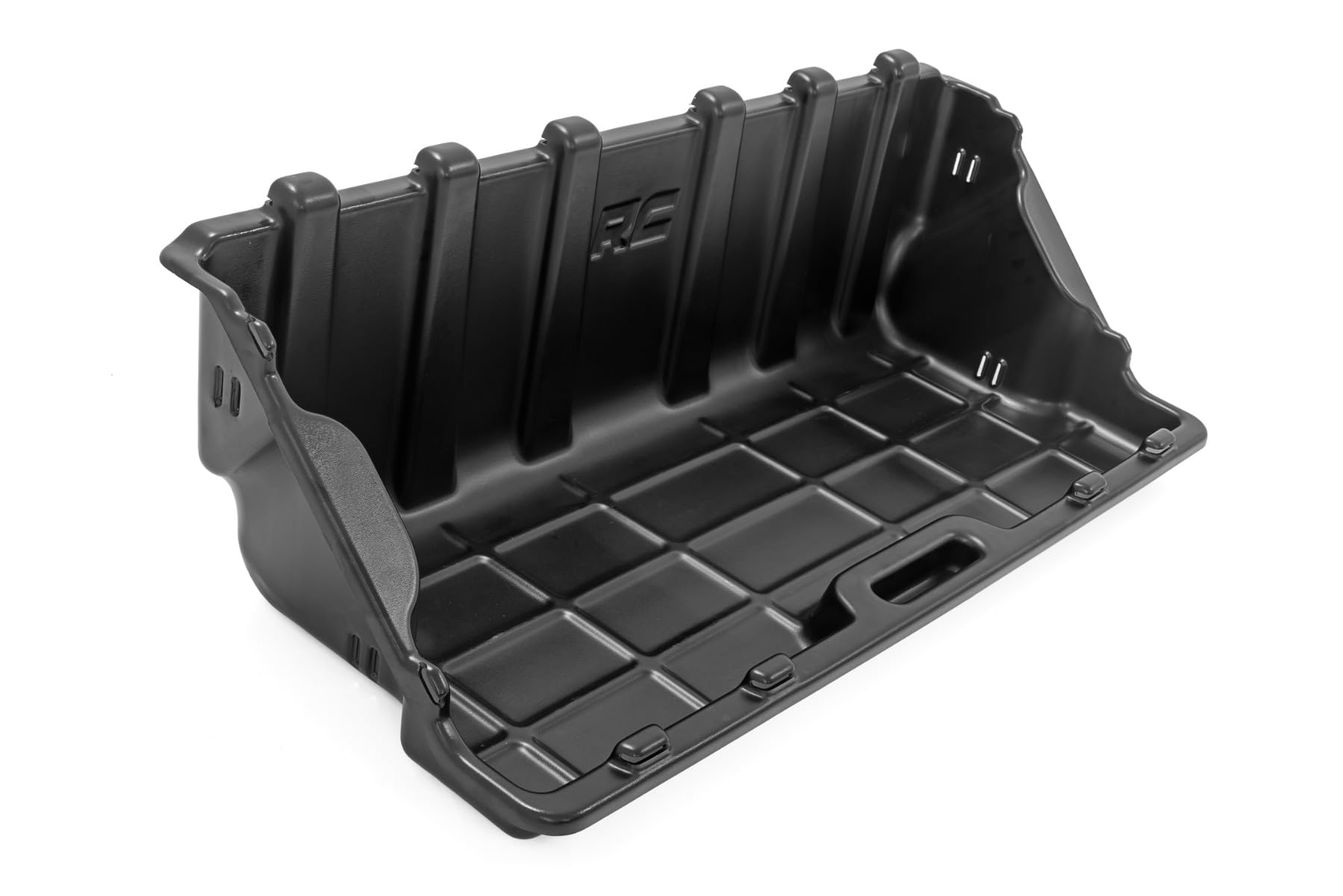 Rough Country Truck Bed Easy Access Cargo Storage Box | Mid-Size 52.5" - 10203, Black