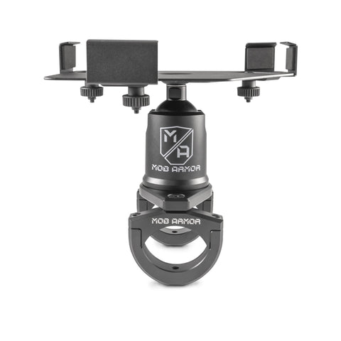 Mob Armor Maxx Tab Mount, Tablet Mount for 7''-13'' Tablets, Clamp Mount, Fits Tubes 1.5''-2.0'', Universal Design, Black