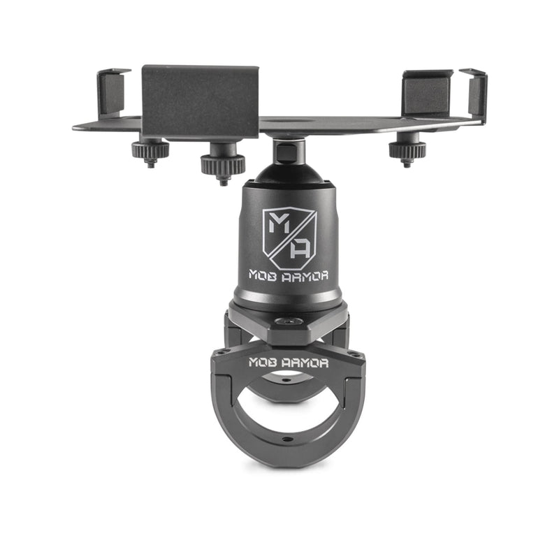 Mob Armor Maxx Tab Mount, Tablet Mount for 7''-13'' Tablets, Clamp Mount, Fits Tubes 1.5''-2.0'', Universal Design, Black