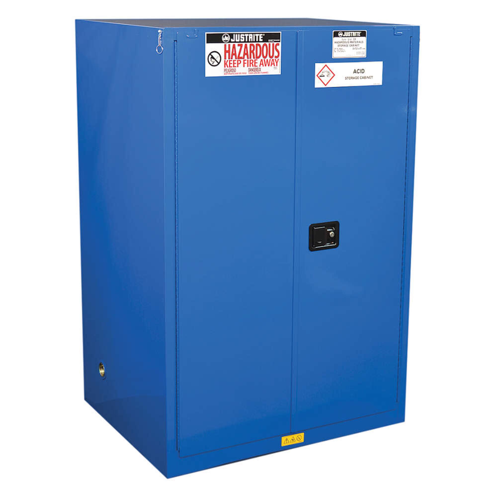 65"H x 43"W x 18"D Sure-Grip® 2 Door EX Hazardous Material Steel Safety Cabinet