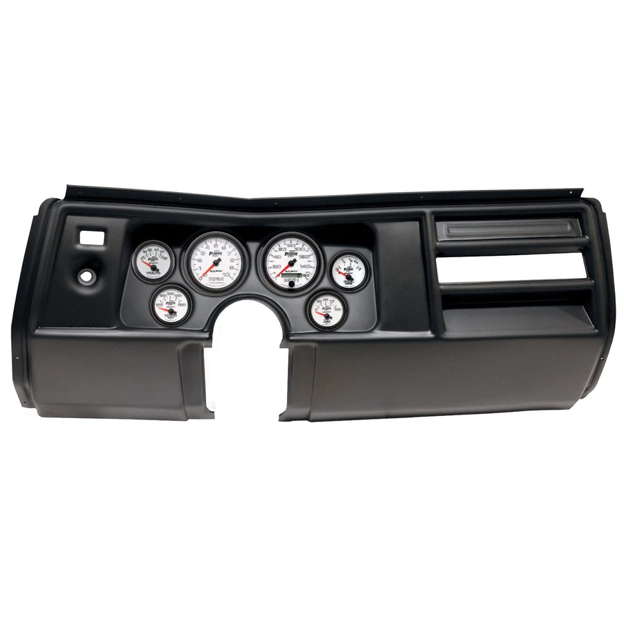 AutoMeter Dash Kit Direct Fit, (3 3/8" X2, 2 1/16" X4), Chevy Chevelle No Vent 69, Phantom Ii (2908-10)