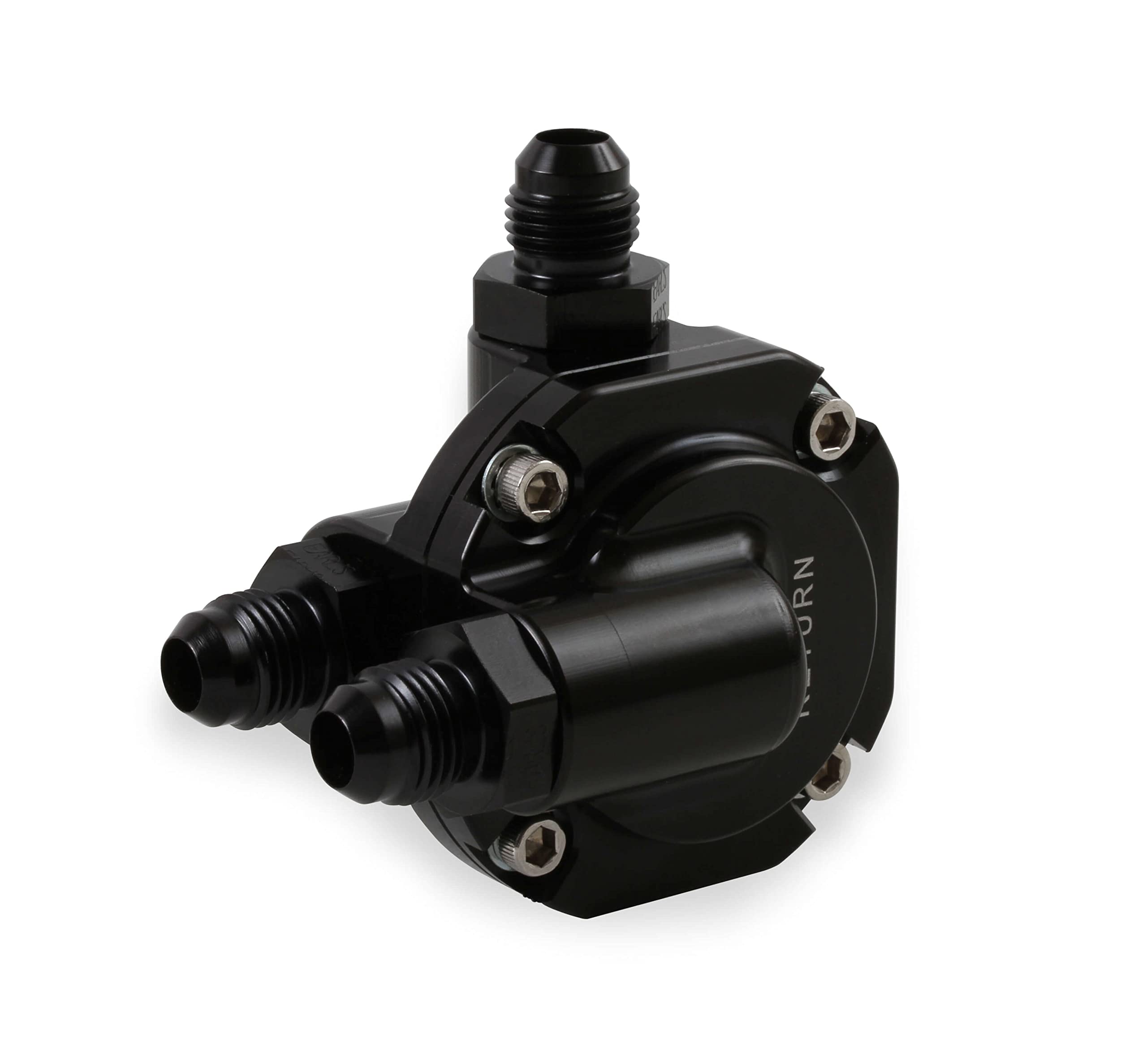 12-893 Holley: Billet Fuel Pressure Regulator 58.5Psi 6An In/Out