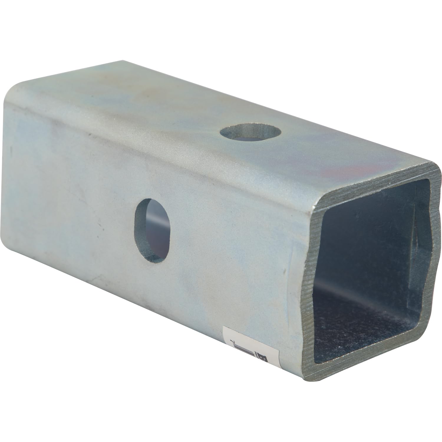 RTA2520 Buyers Products 2-1/2" Receiver Tube Adapter with Lance Stop, Corrosion Resistant Zinc, Slotted 5/8" Hitch Pin Holes, .22" x 2.50" Steel Tubing, Towing/Rental Accessories, Pin Sold Sep.