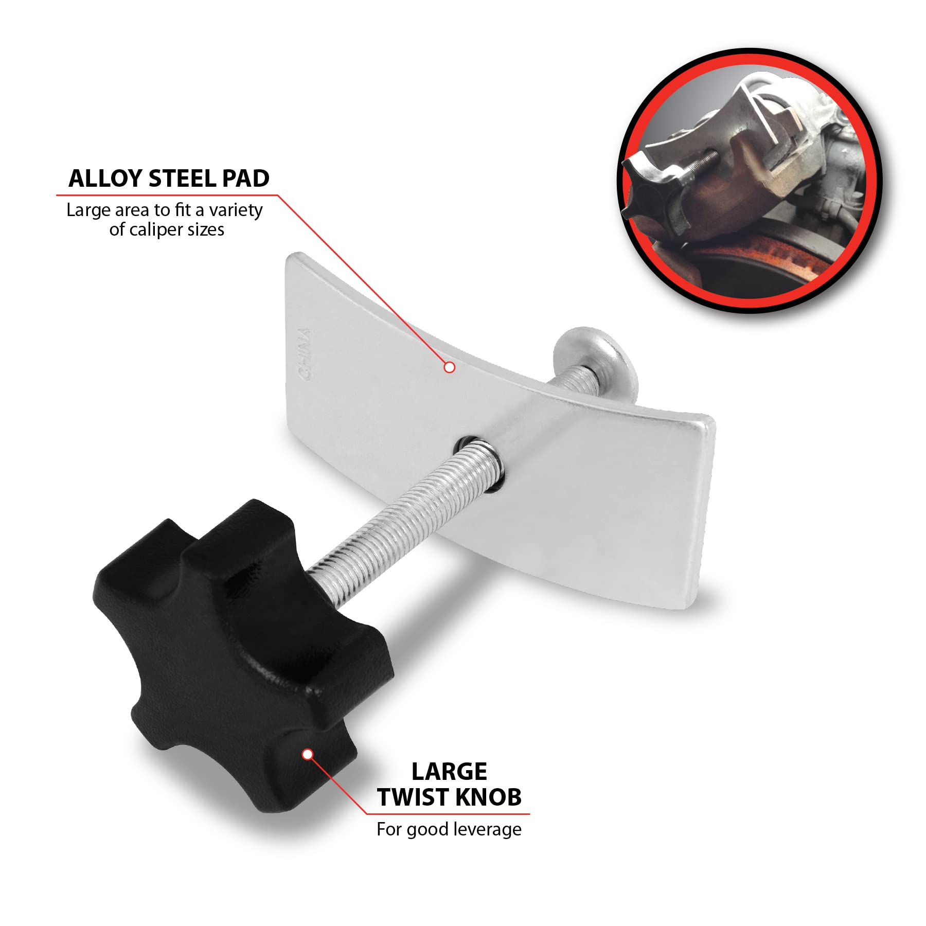 W209 Performance Tool Disc Brake Pad Spreader