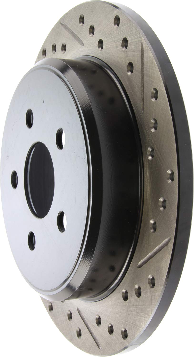 Rear Left StopTech 127.63054L Sport Drilled/Slotted Brake Rotor