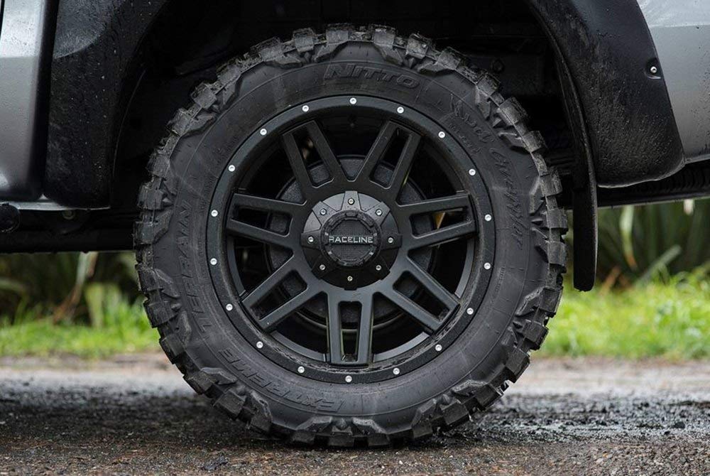 Raceline 931B Wheels INJECTOR Satin Black Wheel (18 x 9. inches /5 x 127 mm, 18 mm Offset)