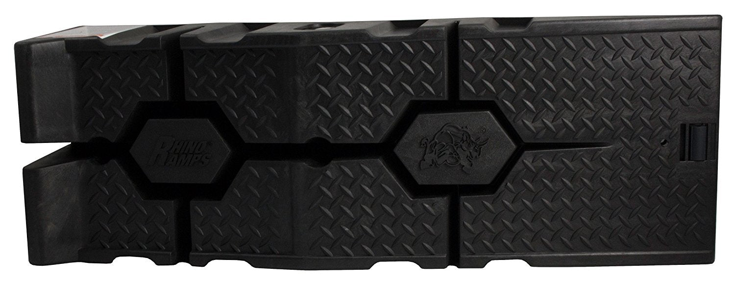 RhinoRamps MAX FloTool 11912 Vehicle Ramps - Set of 2 (16,000lb. GVW Capacity)