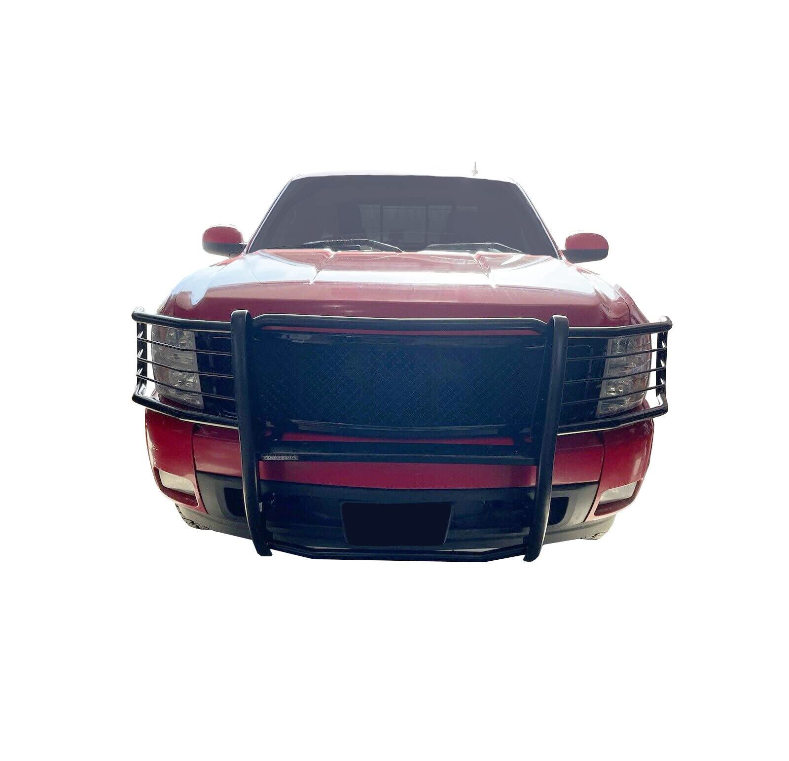Bumper Guard Black Horse Grille brush Modular Compatible with 2007-2013 Chevrolet Silverado 1500-17A035700A2MA