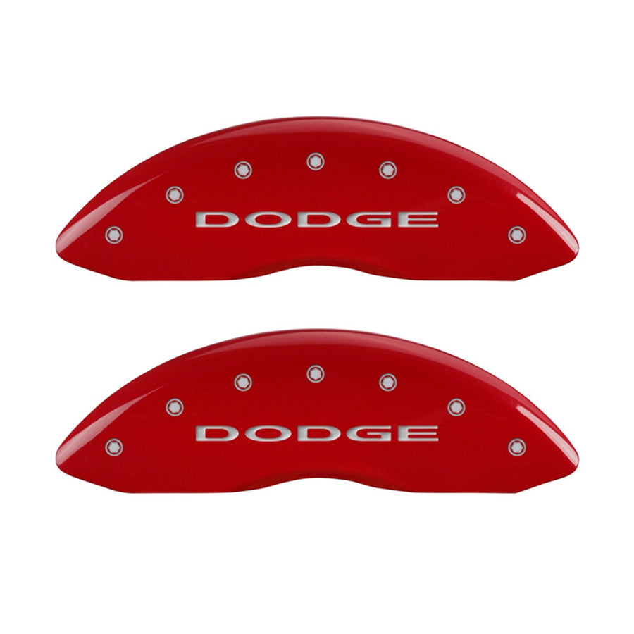 Caliper Covers MGP 12134SDD4RD with Red Powder Coat Finish, (Set of 4)