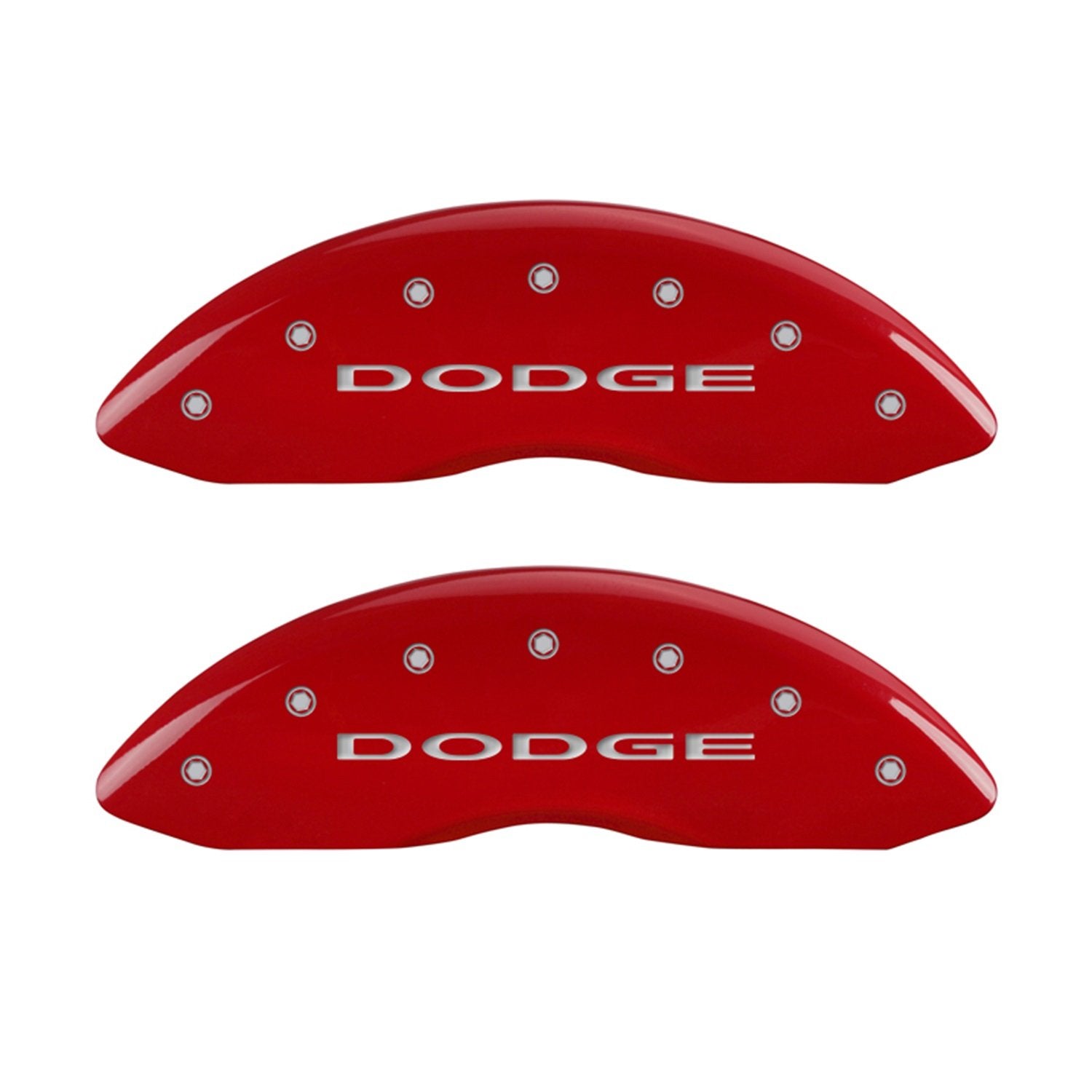 Caliper Covers MGP 12134SDD4RD with Red Powder Coat Finish, (Set of 4)