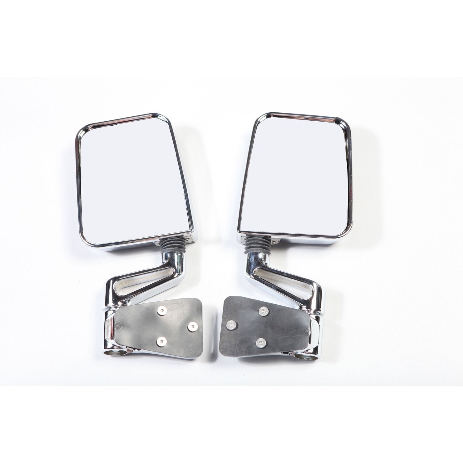 Door Mirror Kit, Chrome | Rugged Ridge, Dual Focus | 11018.01 | Fits 1987-2002 Jeep Wrangler YJ/TJ