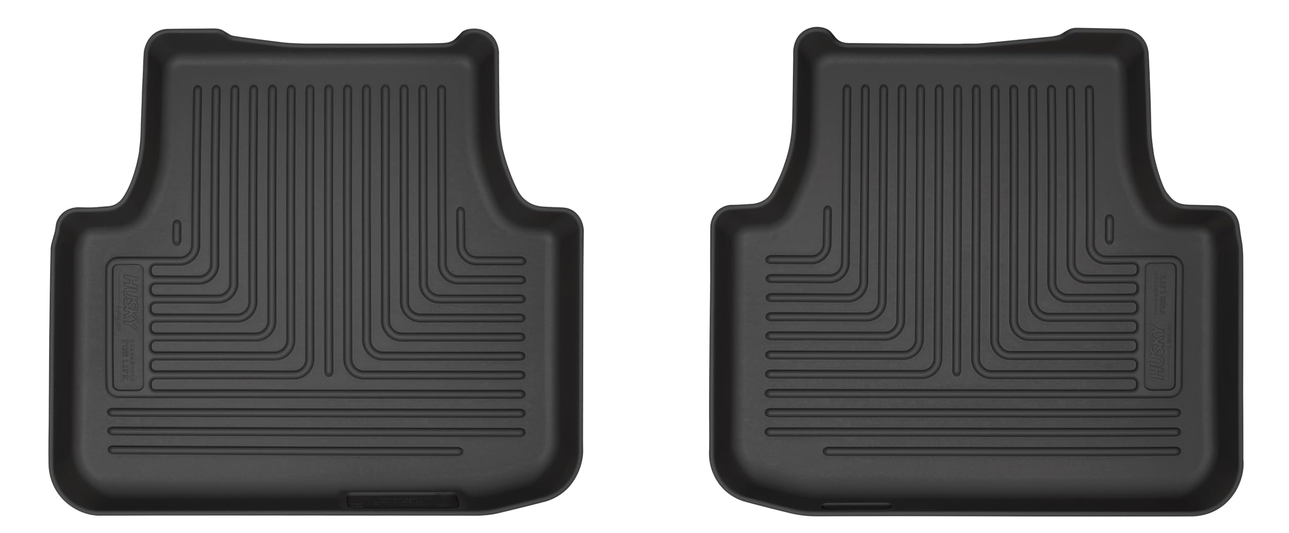 Weatherbeater Husky Liners Floor Mats | Fits 2019-2025 Volkswagen Jetta (Sedan) | 2nd Row, 1-pc Black - 12831