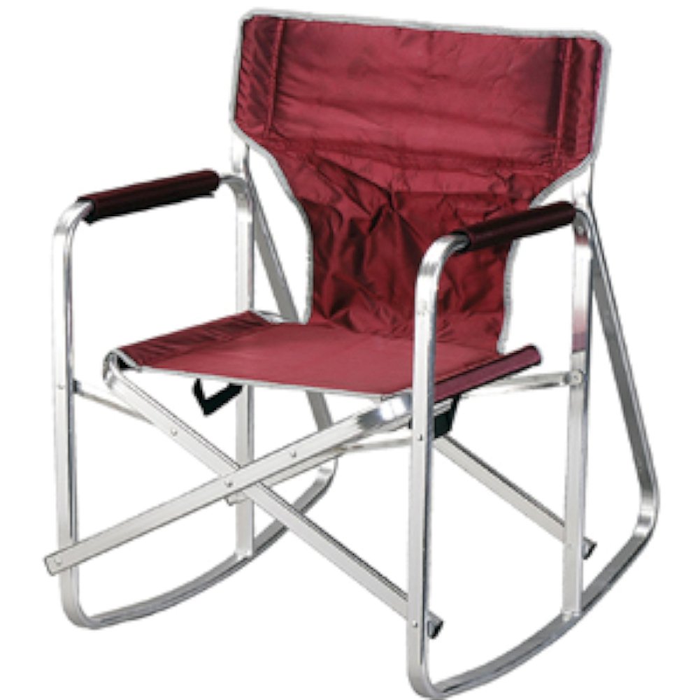 Burgundy Ming's Mark SL1205BURG Rocking Director Chair