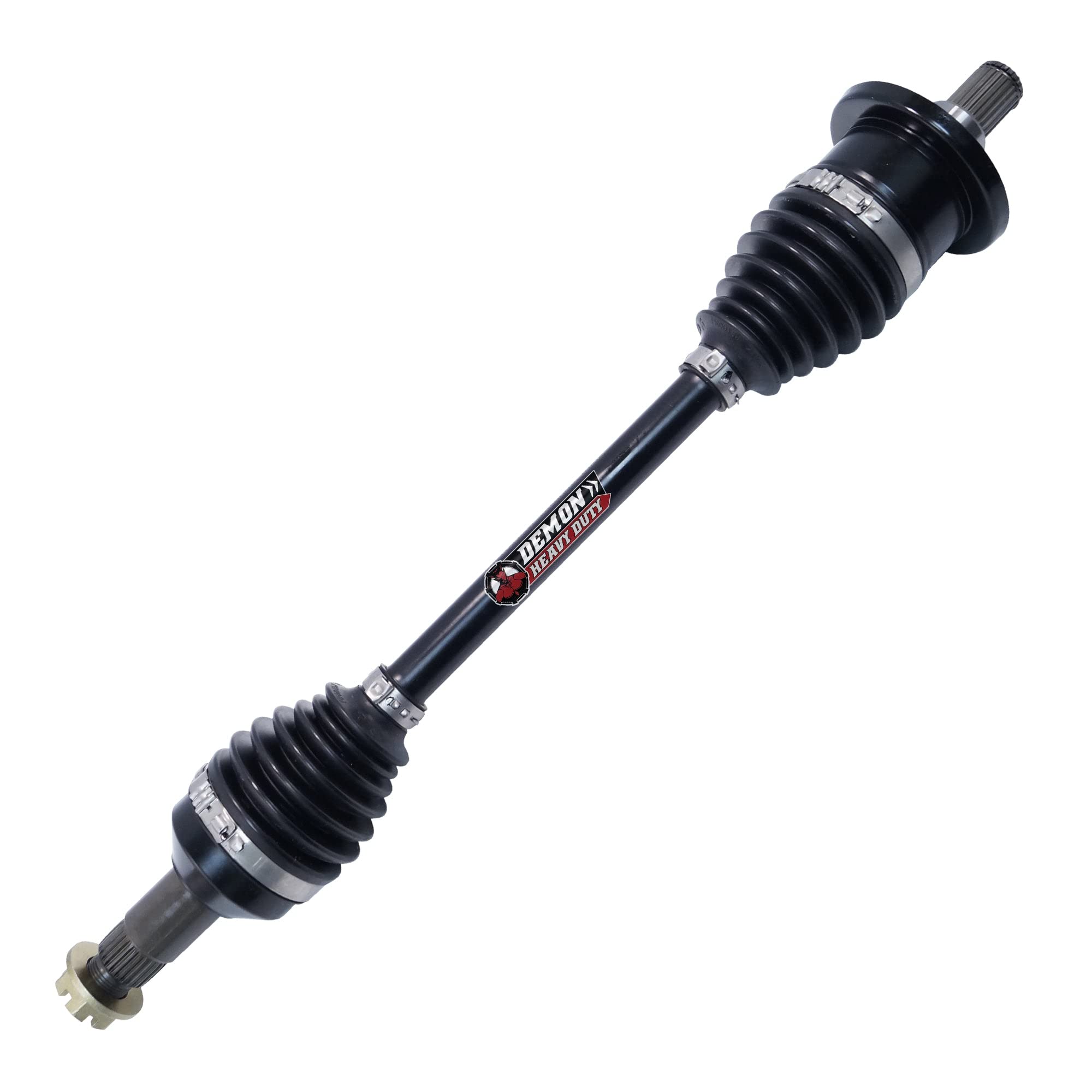 Demon Rear Left/Right Heavy Duty Powersports Axle for (2014-20) Arctic Cat Wildcat Trail, In Dual Heat Treated High Strength, Gives Wider Angles & in Molybdenum Grease OEM: 2502-349