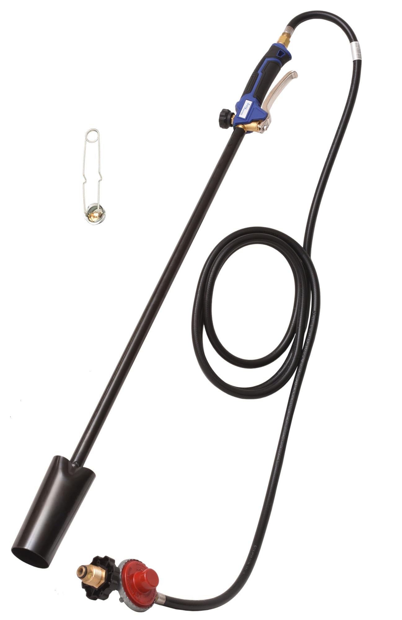 100,000 BTU Flame King Propane Torch Kit Heavy Duty Weed Burner, 10-FT Hose Regulator Assembly, 40 inches Long