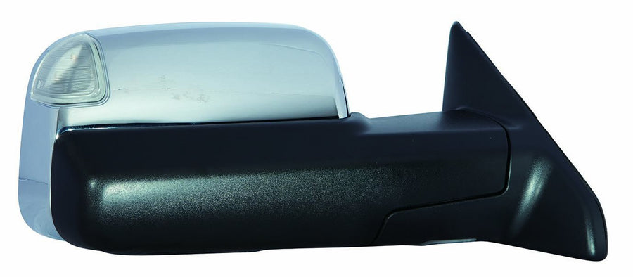 Dodge RAM 1500/2500/3500 DEPO 334-5419R3ECH1 Passenger Side Chrome Heated Power Towing Mirror with Memory, Turn Signal, Puddle Lamp
