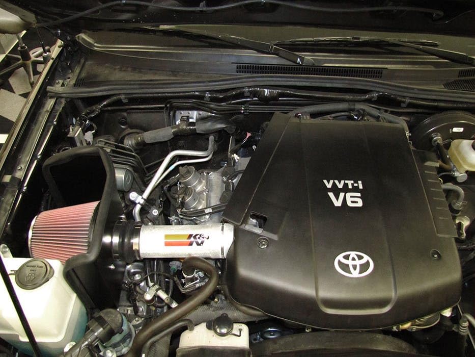 Cold Air Intake System K&N: High-Flow Air-Filter, Increase Performance & Horsepower: Compatible with 2004-2015 TOYOTA Tacoma, 77-9037KP