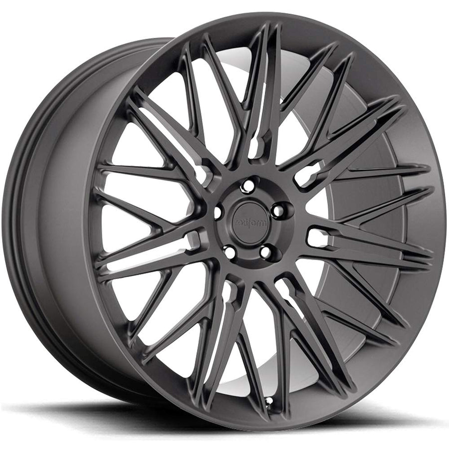 JDR Rotiform 22X10 6X5.5 6.68 30mm MATTE ANTHRACITE - R163220084+30
