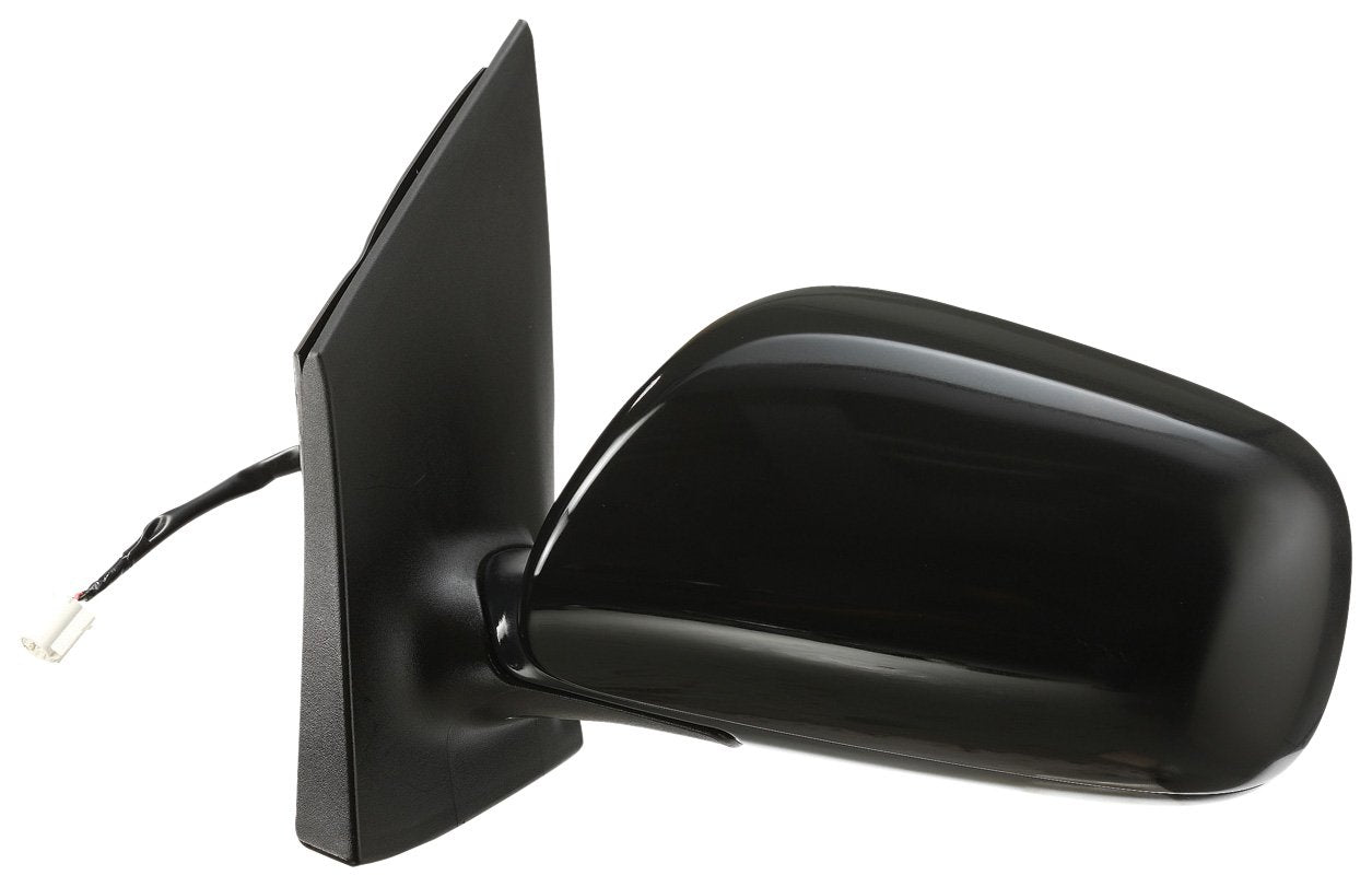 Mirror Driver Side for Toyota Yaris Sedan, Black, Foldaway, Power
