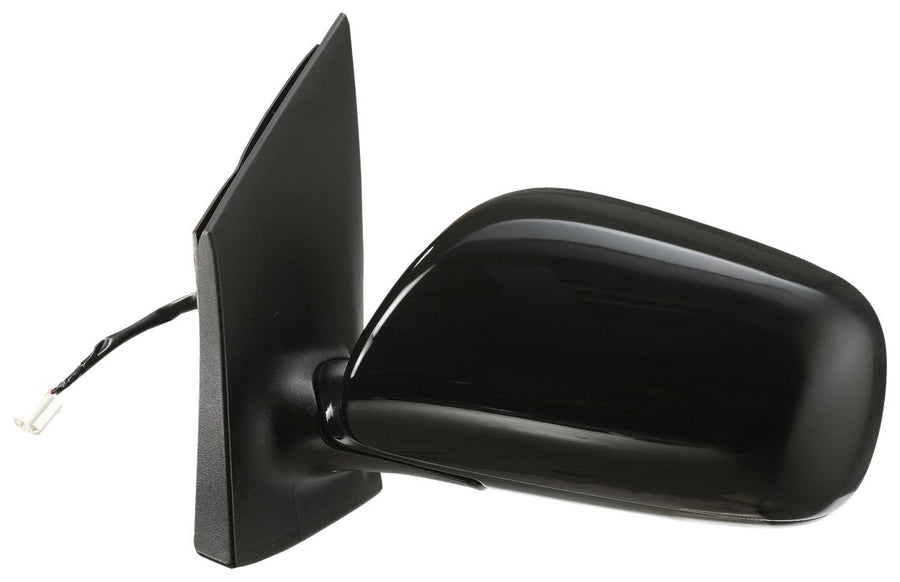 Mirror Driver Side for Toyota Yaris Sedan, Black, Foldaway, Power