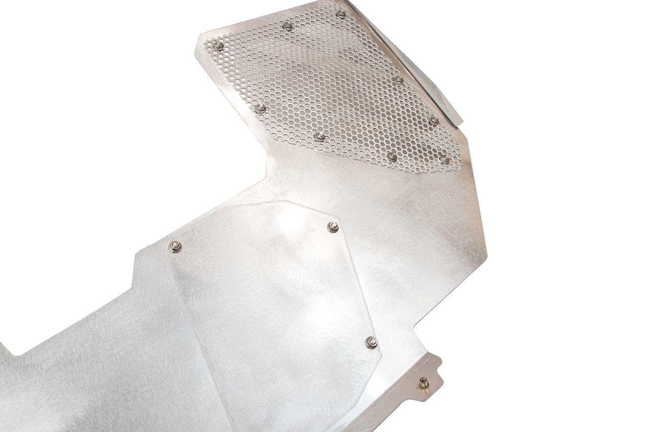 JL Inner Fenders Front FISHBONE Offroad FB33192F - Raw Aluminum
