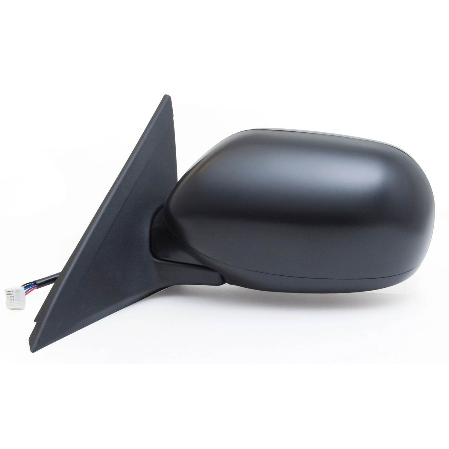 Mirror Driver Side for Subaru Impreza, Impreza WRX, Black, PTM Cover, Foldaway, Power