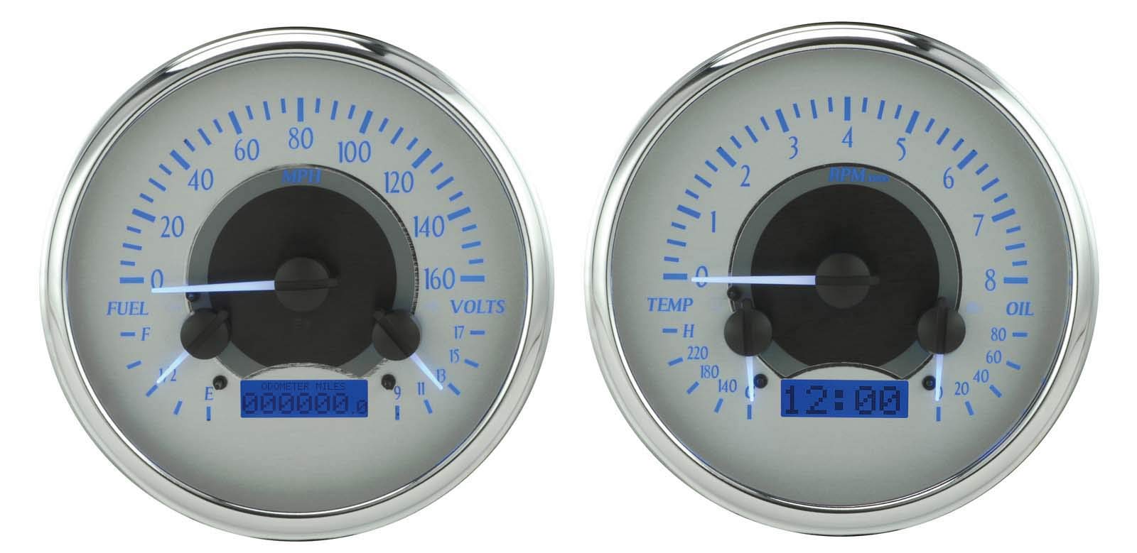 Silver Face - Blue Display 1947-53 Chevy Truck VHX System