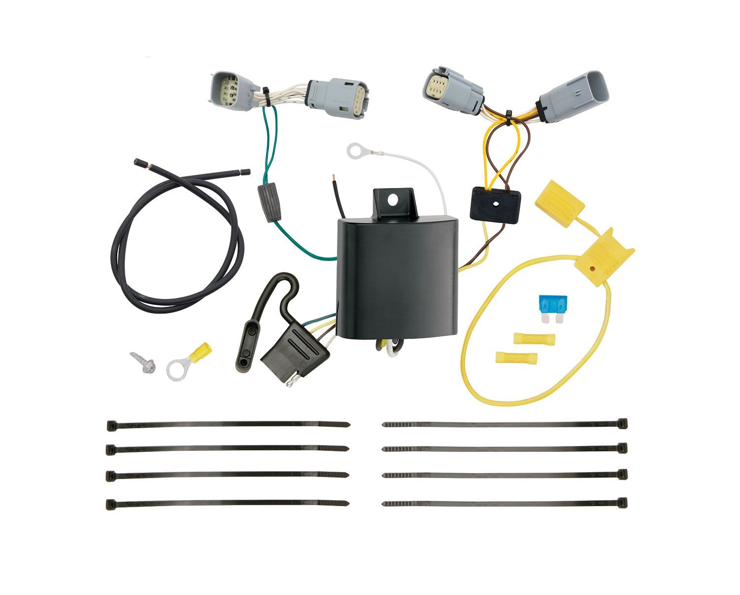 T-One® T-Connector Harness, Tekonsha 4-Way Flat, Compatible with Select Chrysler 300
