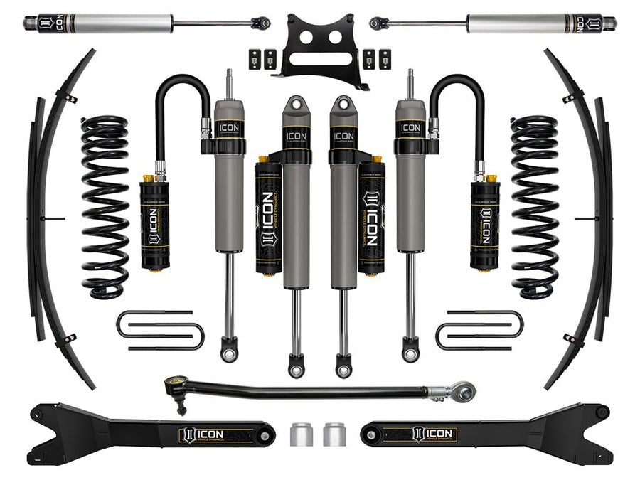 2.5" Lift ICON Stage 6 Suspension Sys w/Leaf Spring, 20-22 Ford F250/F350 4WD