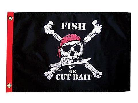 Pirate Fish or Cut Flag TAYLOR MADE PRODUCTS 24" x 36"