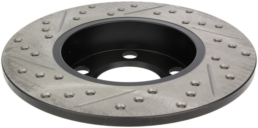 Sport Drilled/Slotted Brake Rotor StopTech 127.33057L (Rear Left), 1 Pack