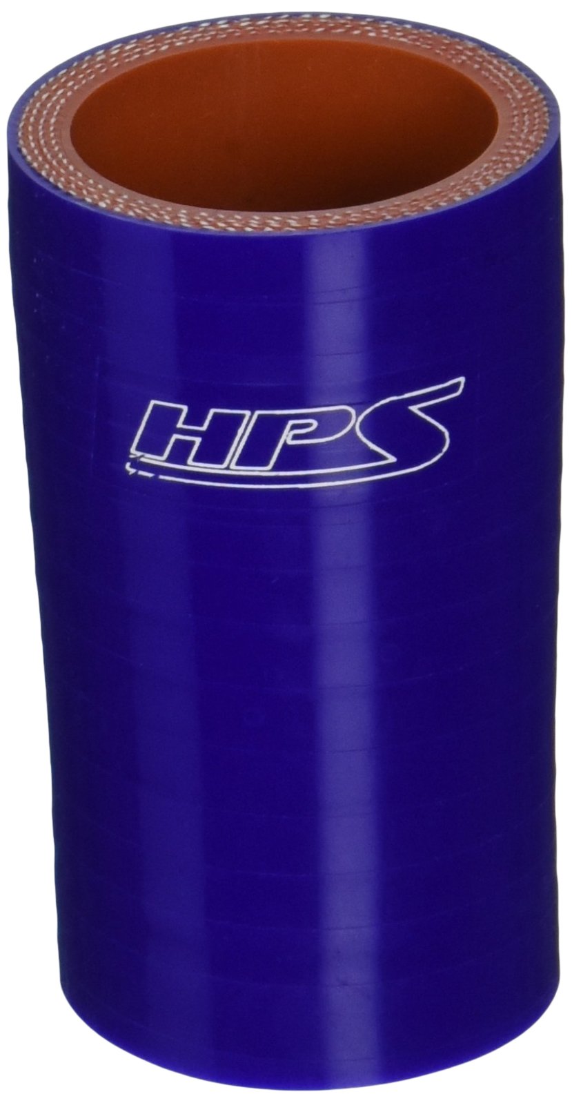 HPS Silicone HTSR-125-138-BLUE High Temperature 4-ply Reinforced Reducer Coupler Hose, 100 PSI Maximum Pressure, 3" Length, 1-1/4" > 1-3/8" ID, Blue