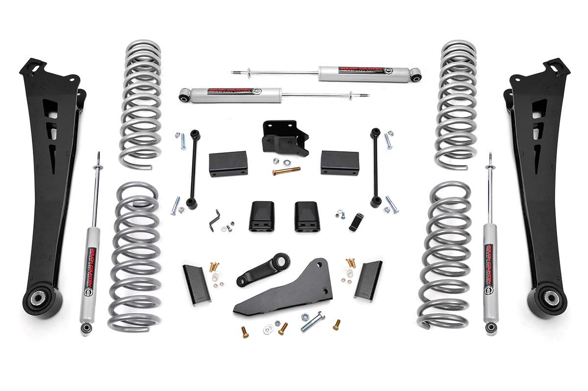 5" Rough Country Lift Kit w/Dual Rate Coils for 14-18 Ram 2500 | Diesel - 36830