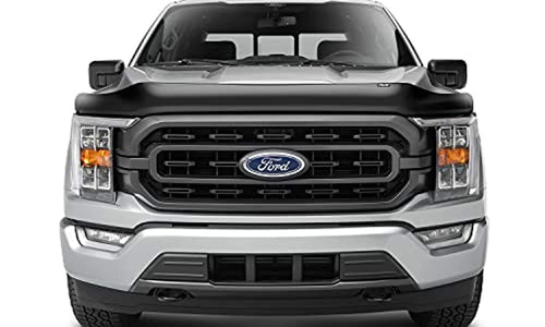 Bugflector Hood Shield / Protector Auto Ventshade [AVS] | Fits 2021 - 2025 Ford F-150, (Excludes Tremor, Platinum, King Ranch) | High Profile Bug Deflector - 1 pc., Dark Smoke | 23621