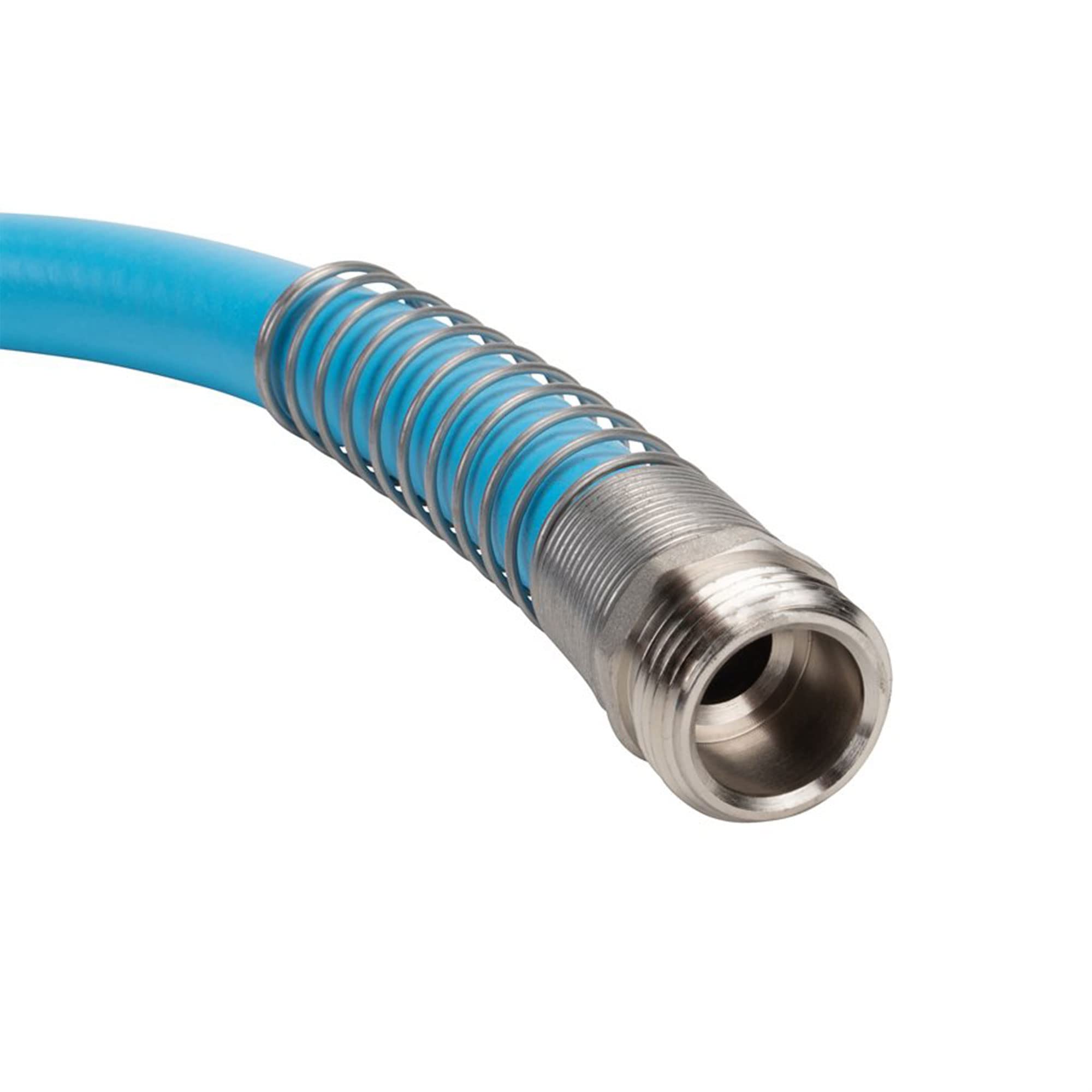 EVOFlex Camco 75-Ft RV Drinking Water Hose - Features Extra Flexible Design w/Stainless Steel Strain Relief Ends - Lead-Free, BPA-Free and Phthalate-Free - 5/8” Inside Diameter (22597)