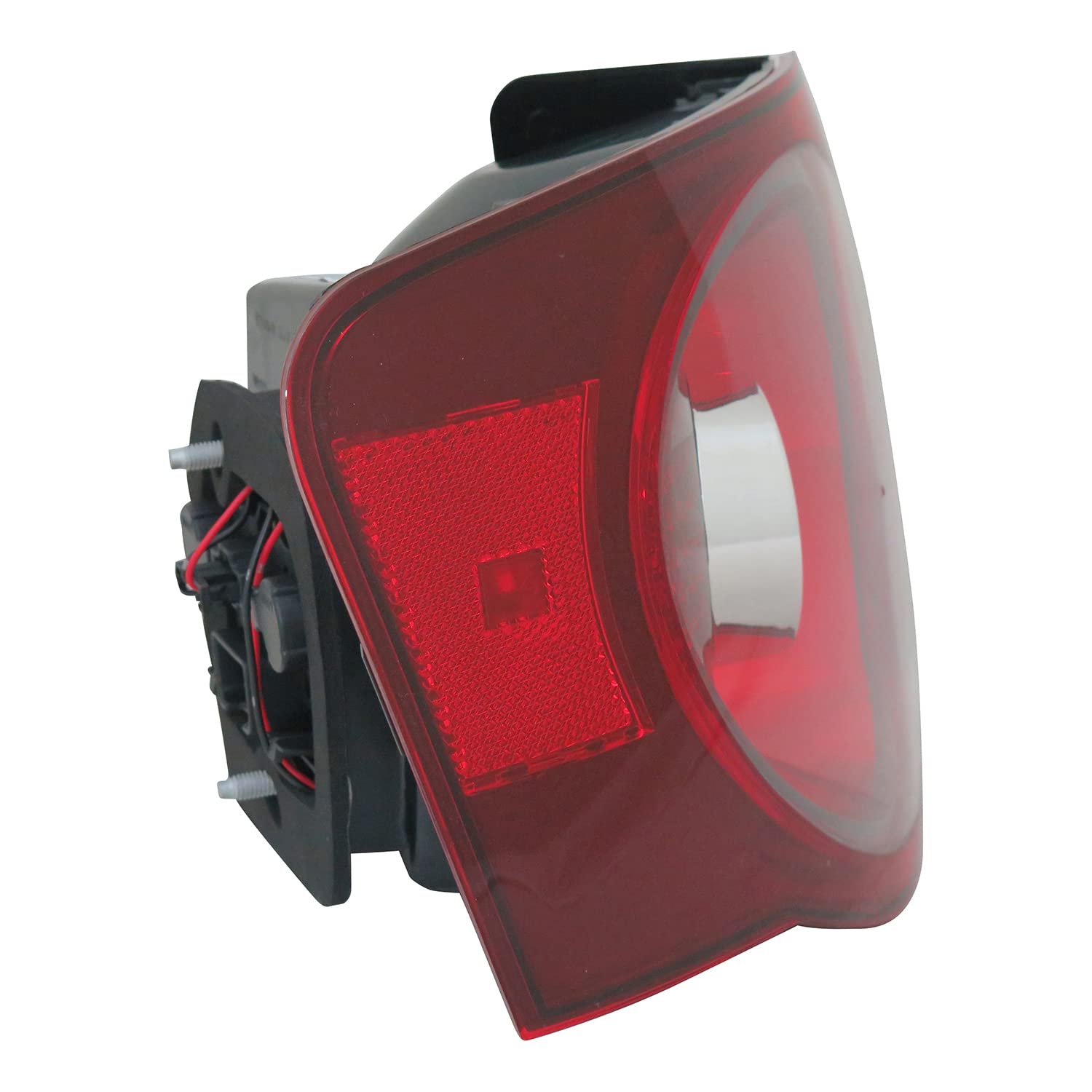Left TYC Tail Light Assembly Compatible with 2008-2010 Volkswagen Jetta