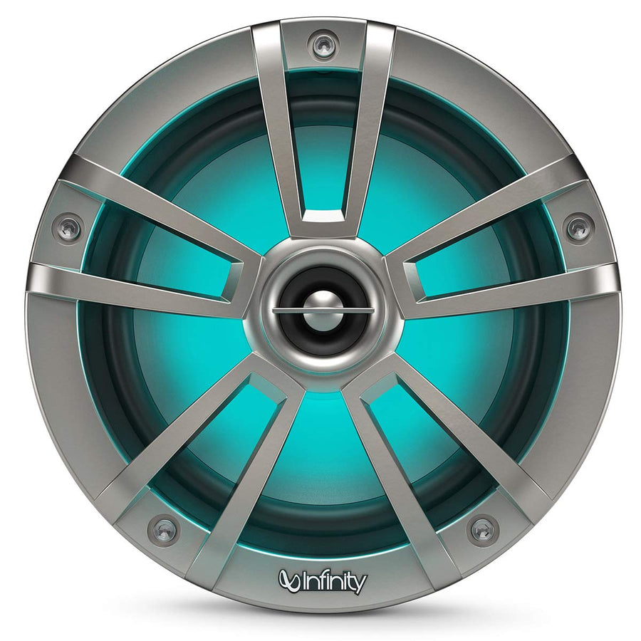 Infinity 622MLT Marine INF622MLT 6.5h RGB LED Coaxial Speakers - Titanium