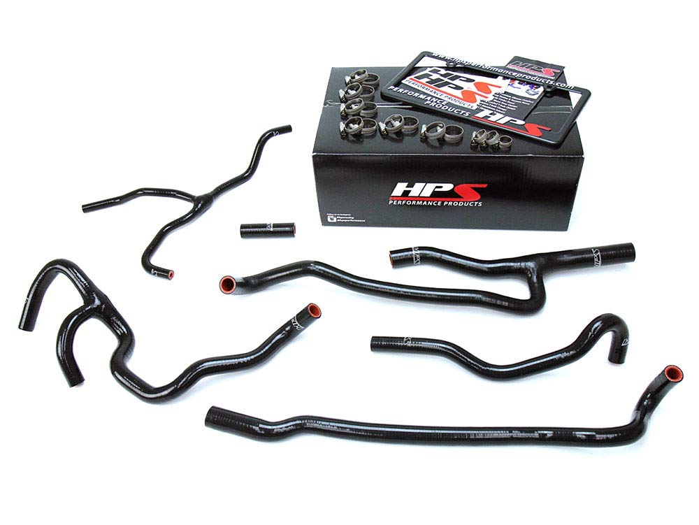 Black Silicone Heater Hose Kit HPS 57-1660-BLK Coolant, 1 Pack