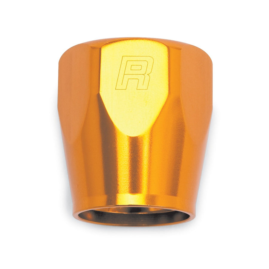 Hose End Socket Edelbrock 615544 -10 An Polished & Orange Anodized (Qty Of 2)