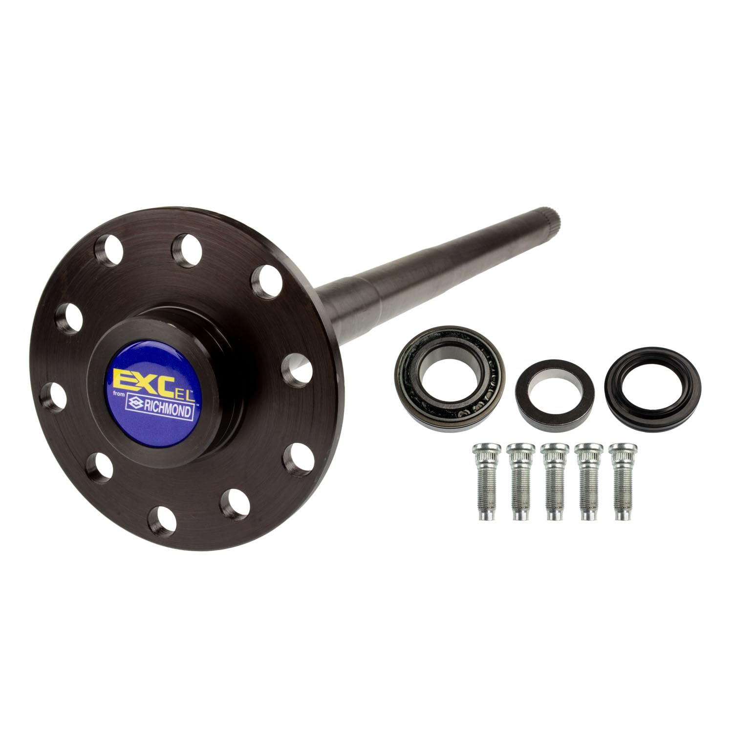 Axle Shaft Assembly EXCel For Dana 44; For Jk; 31.18" Overall Length; 5 X 5 Lug Pattern; 32 Spline; Includes Bearing, Seal And Studs