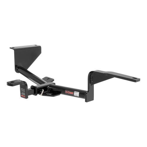 CURT Class 1 Trailer Hitch with Ball Mount, 1-1/4-In Receiver, Fits Hyundai Accent Select, Kia Rio