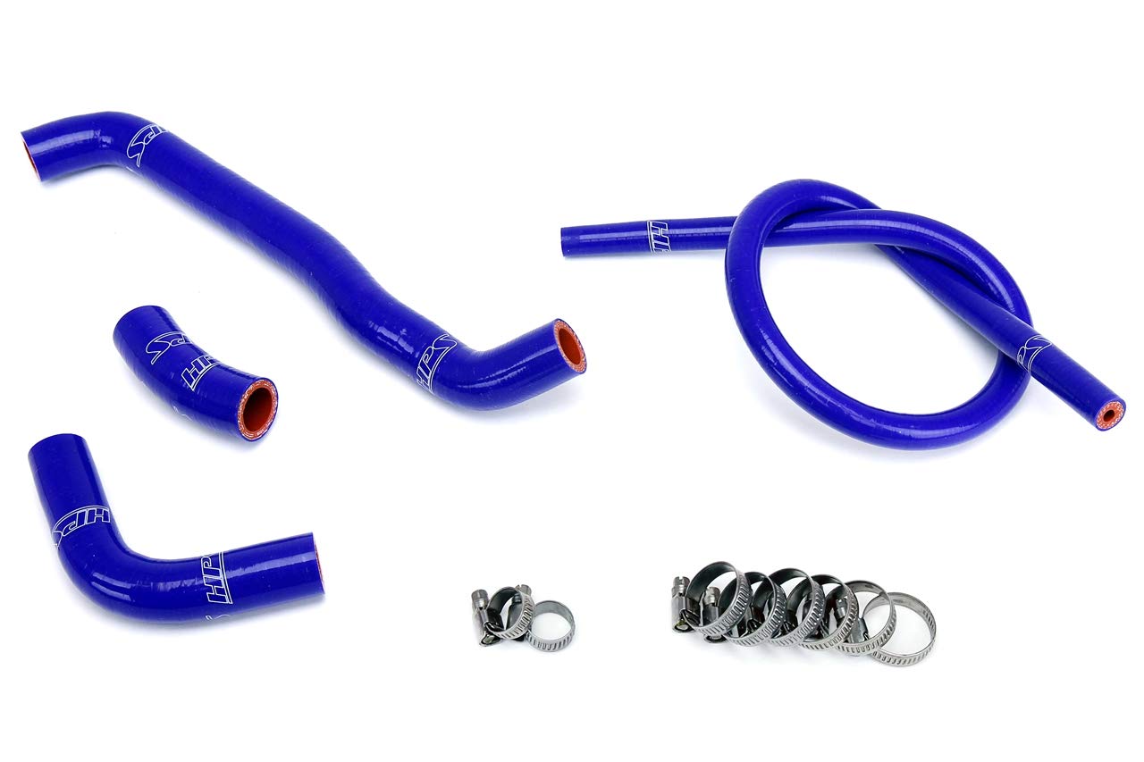 Blue HPS 57-1359-BLUE Silicone Radiator Coolant Hose Kit