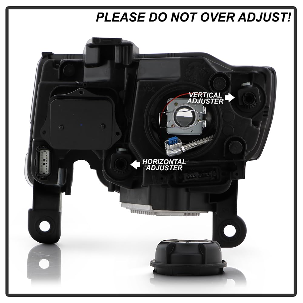 Jeep Grand Cherokee Spyder (POE) 17-21 (Fit HID Model) w/Auto Leveling LED DRL Headlight (Low D3S High D3S) - OE Black Right