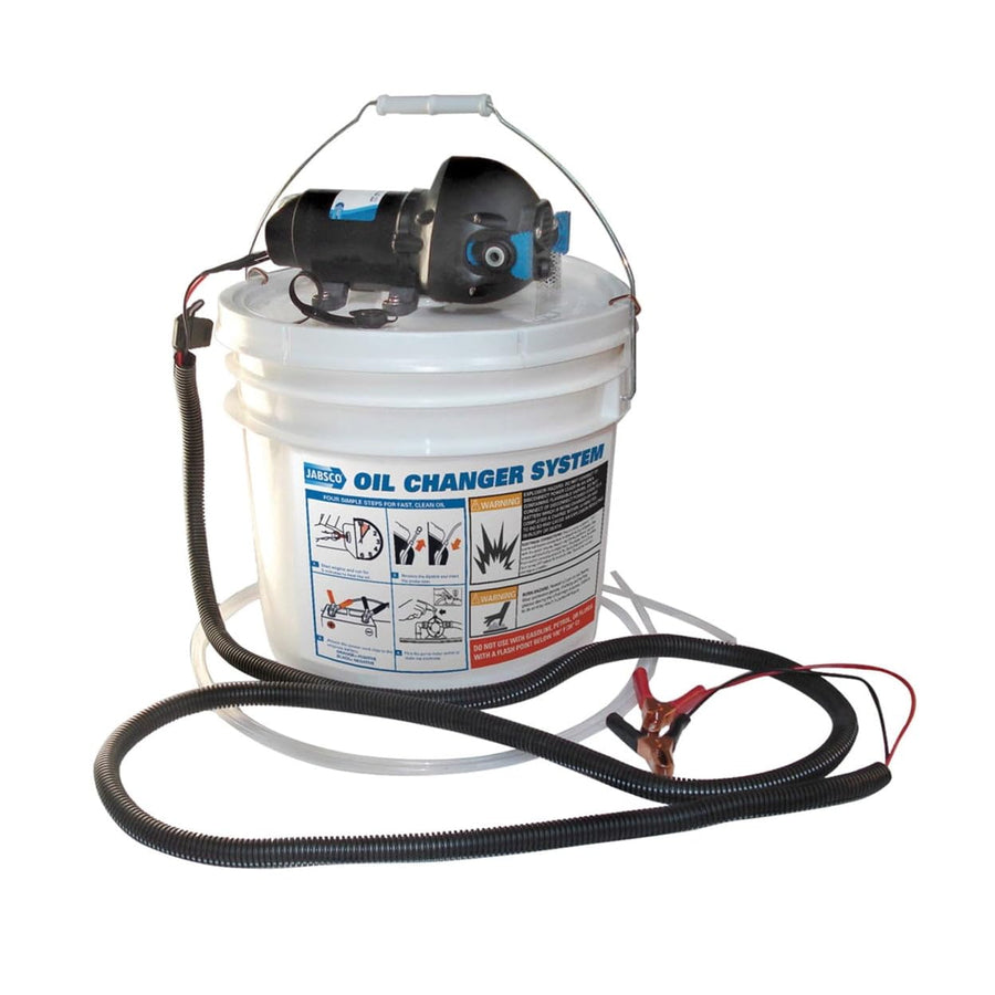 Jabsco Oil Change DIY System w/Pump & 3.5 Gallon Bucket