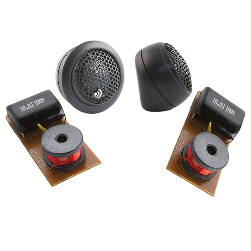 25mm Massive Audio CT1 Silk Dome Tweeter | 100 Watts Peak Power | 4 Ohm Car Audio Tweeters | Smooth High-Frequency Sound | Compact & Easy Mount Design for Car Stereo Systems