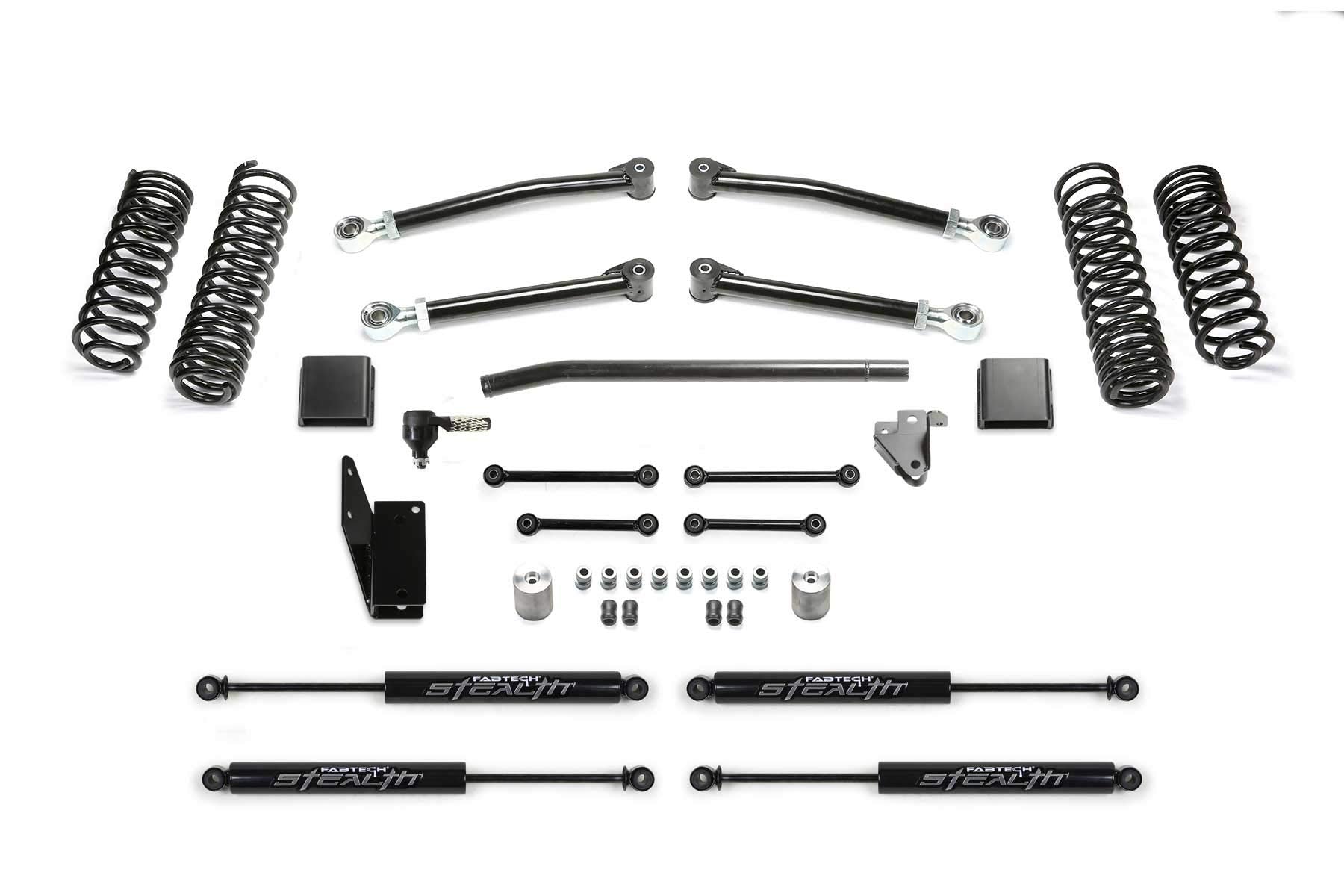 20-21 Jeep JT Fabtech 4WD Diesel 3in Trail w/Stealth (K4195M)