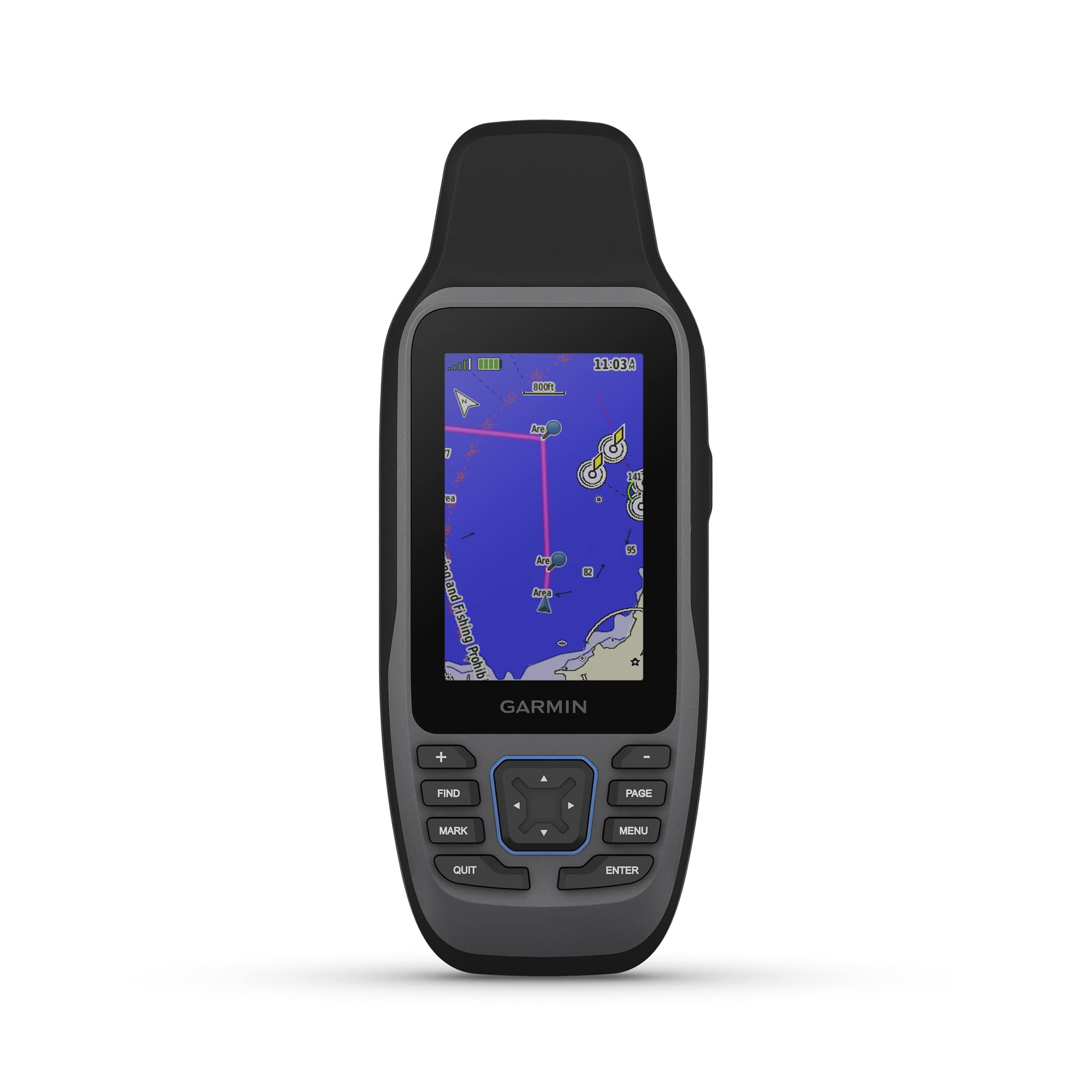 Garmin GPSMAP 79sc, Handheld Marine GPS Preloaded with BlueChart g3 Coastal Charts, Rugged Design and Floats in Water