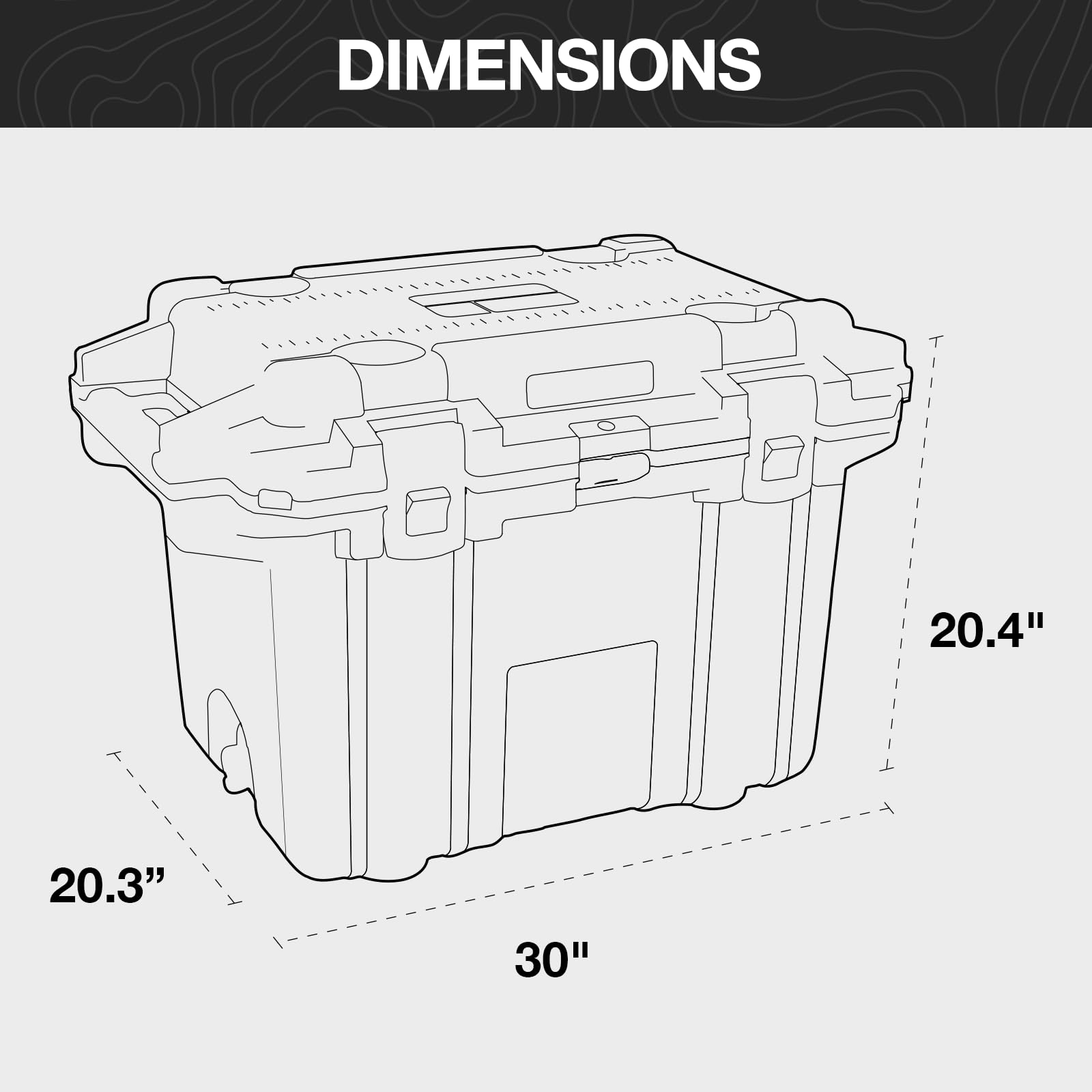 50 Quart Pelican Elite Cooler (White/Gray)